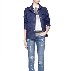 J. Crew Navy Downtown Field Jacket XS